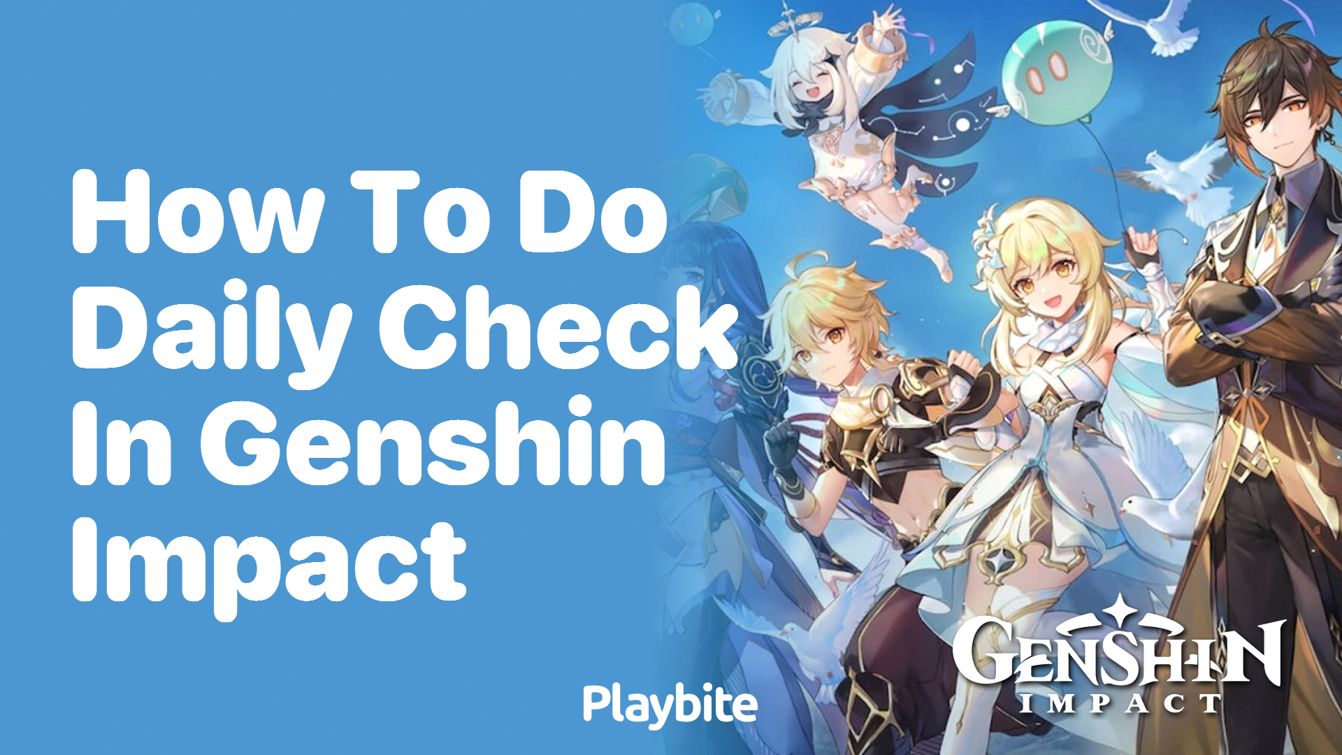How to Do Your Daily Check-In in Genshin Impact