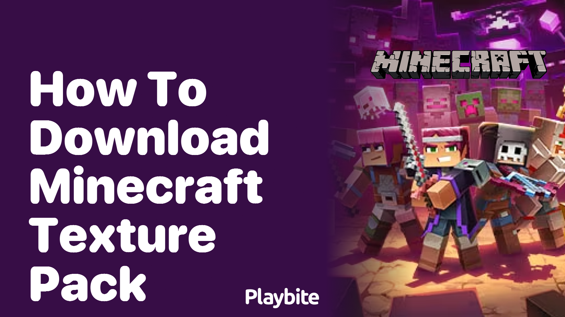 How to Download a Minecraft Texture Pack Easily