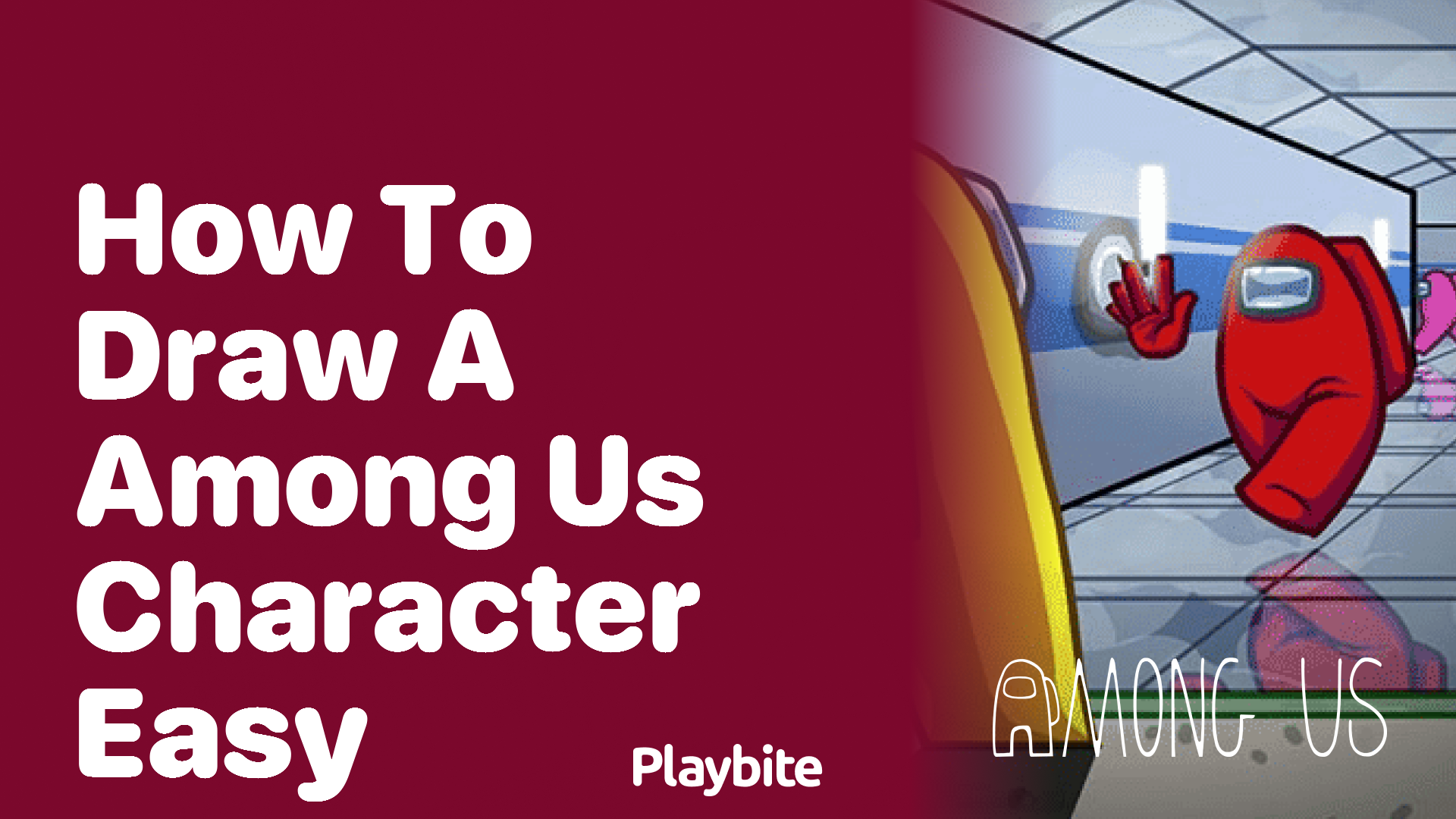 How to Draw an Among Us Character Easily