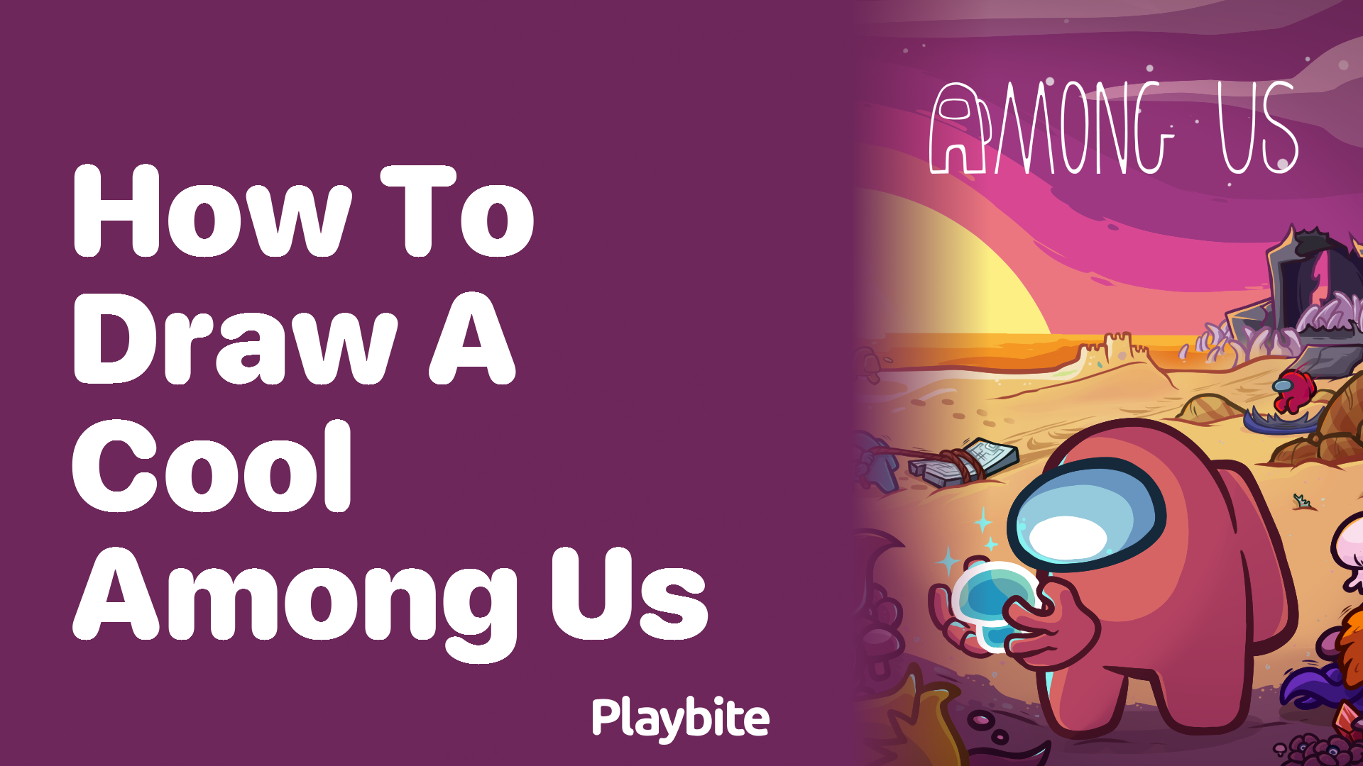 How to Draw a Cool Among Us Character