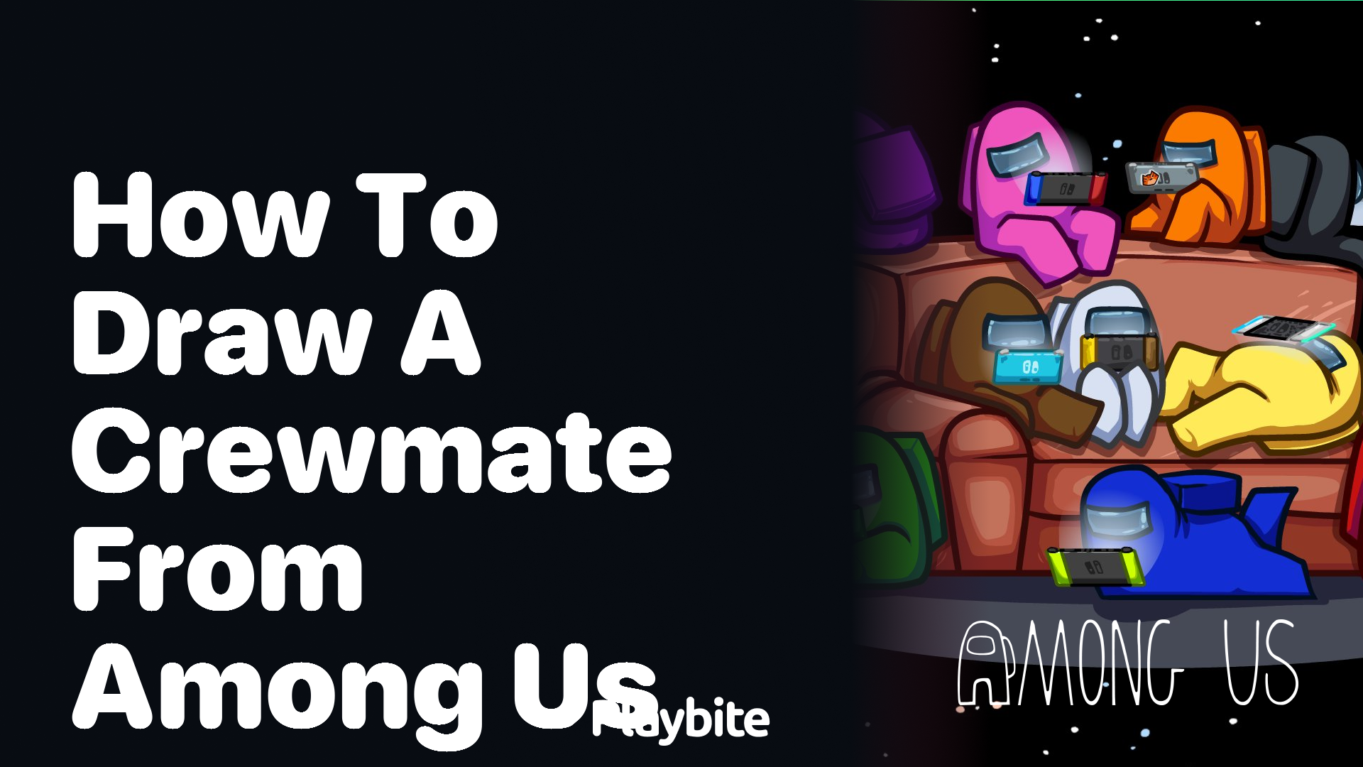 How to Draw a Crewmate from Among Us