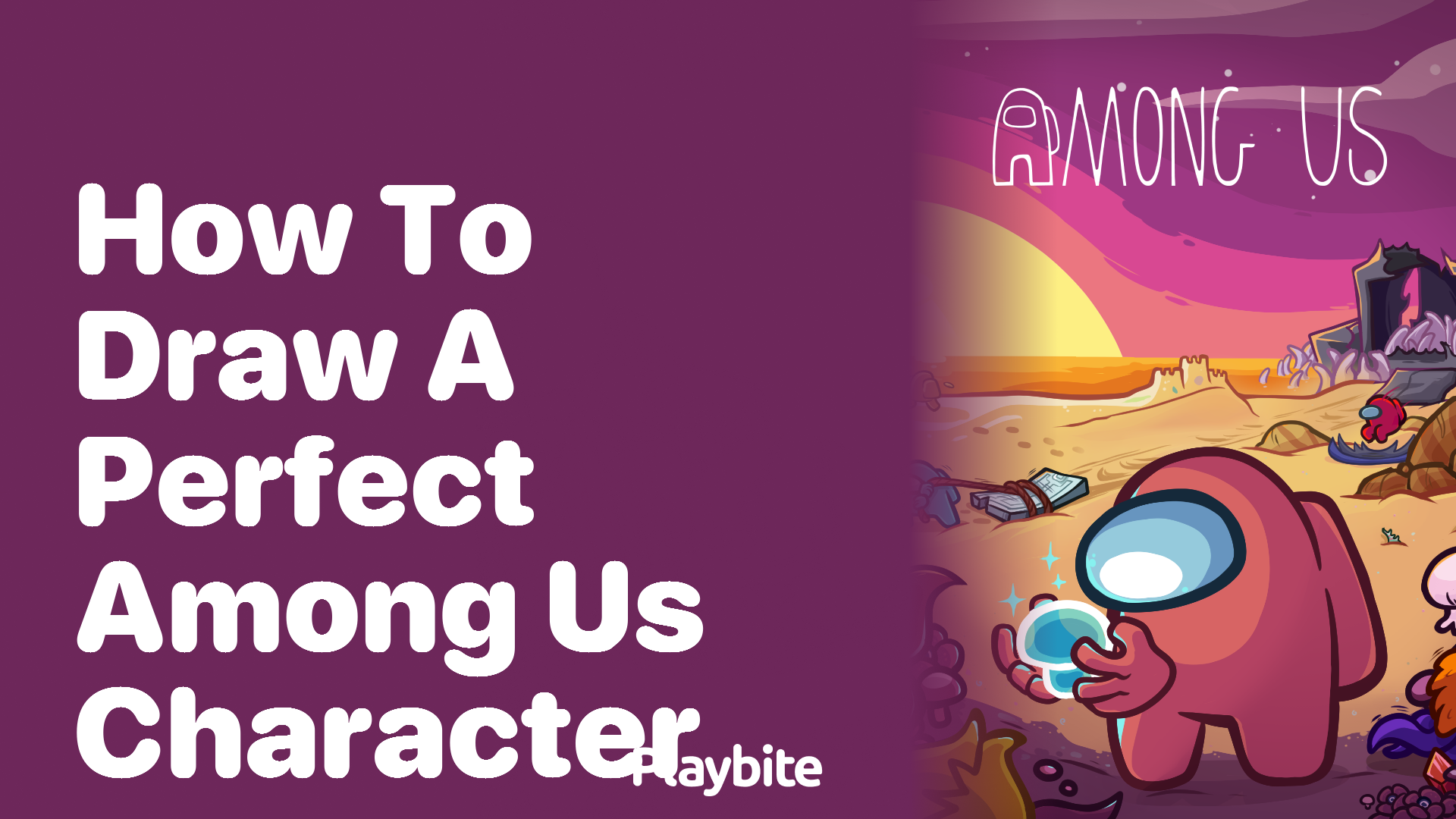 How to Draw a Perfect Among Us Character