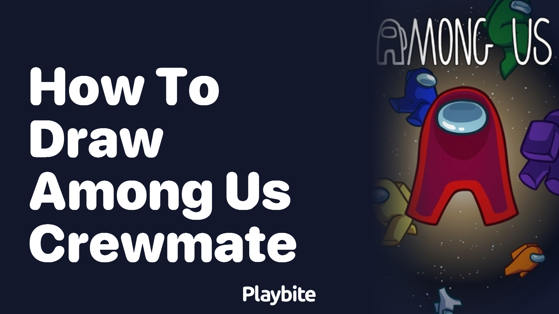 How to Draw an Among Us Crewmate