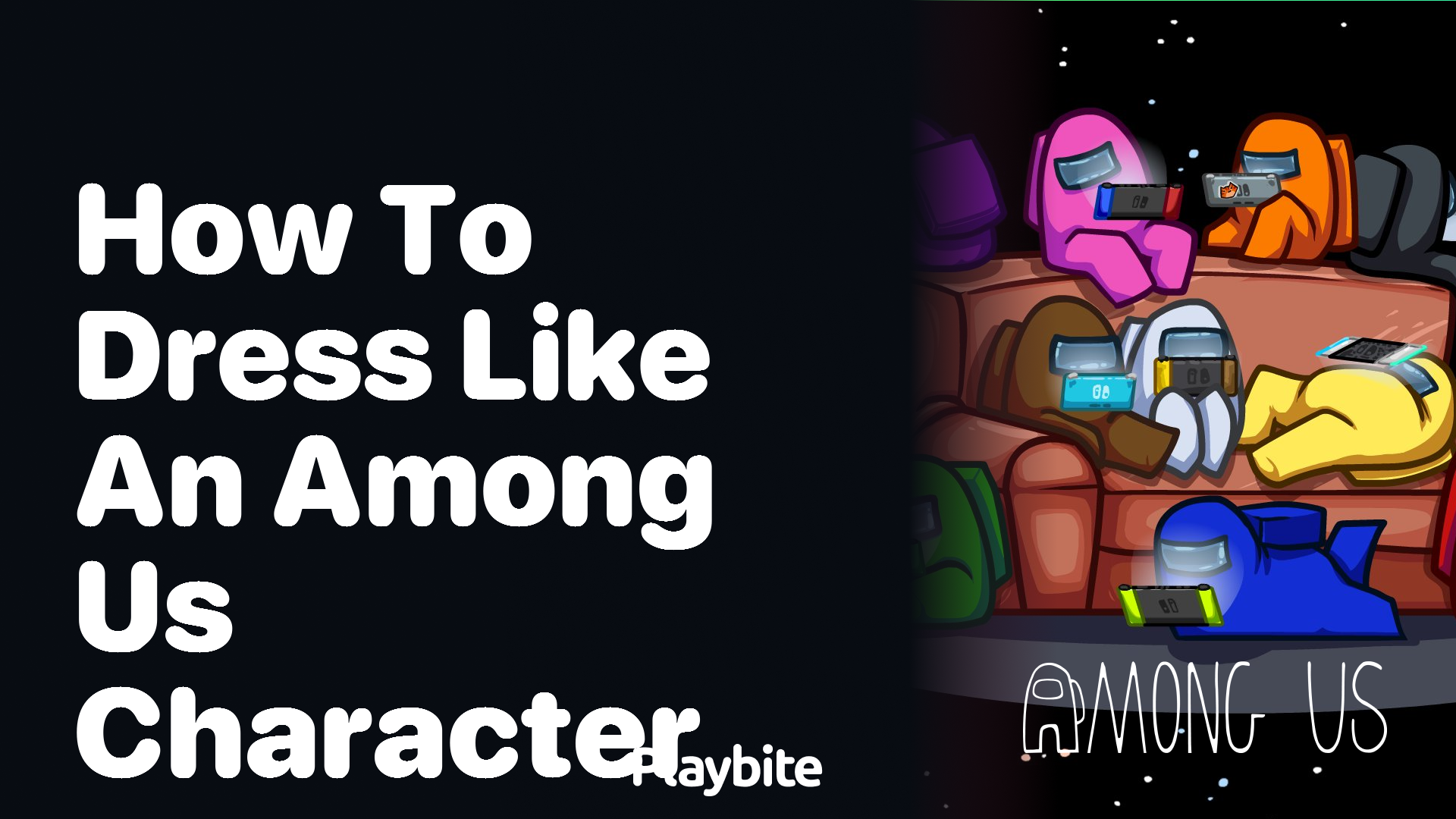 How to Dress Like an Among Us Character