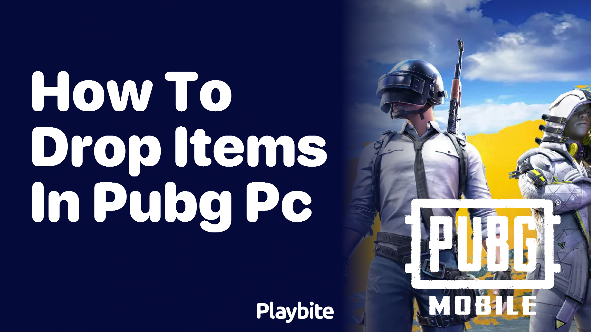 How to Drop Items in PUBG PC: A Simple Guide