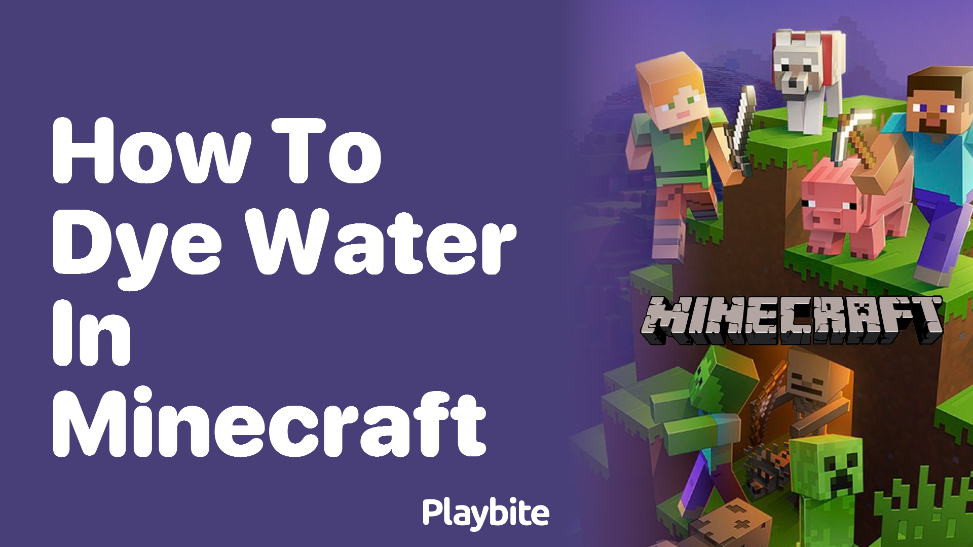 How to Dye Water in Minecraft: A Simple Guide