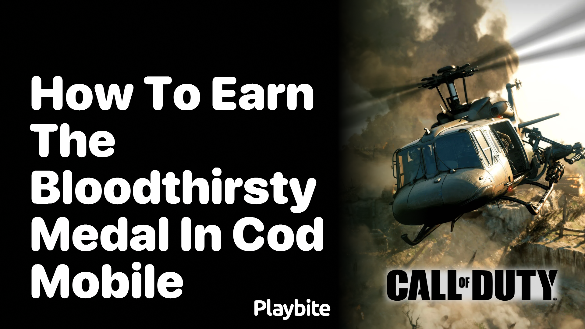 How to Earn the Bloodthirsty Medal in COD Mobile