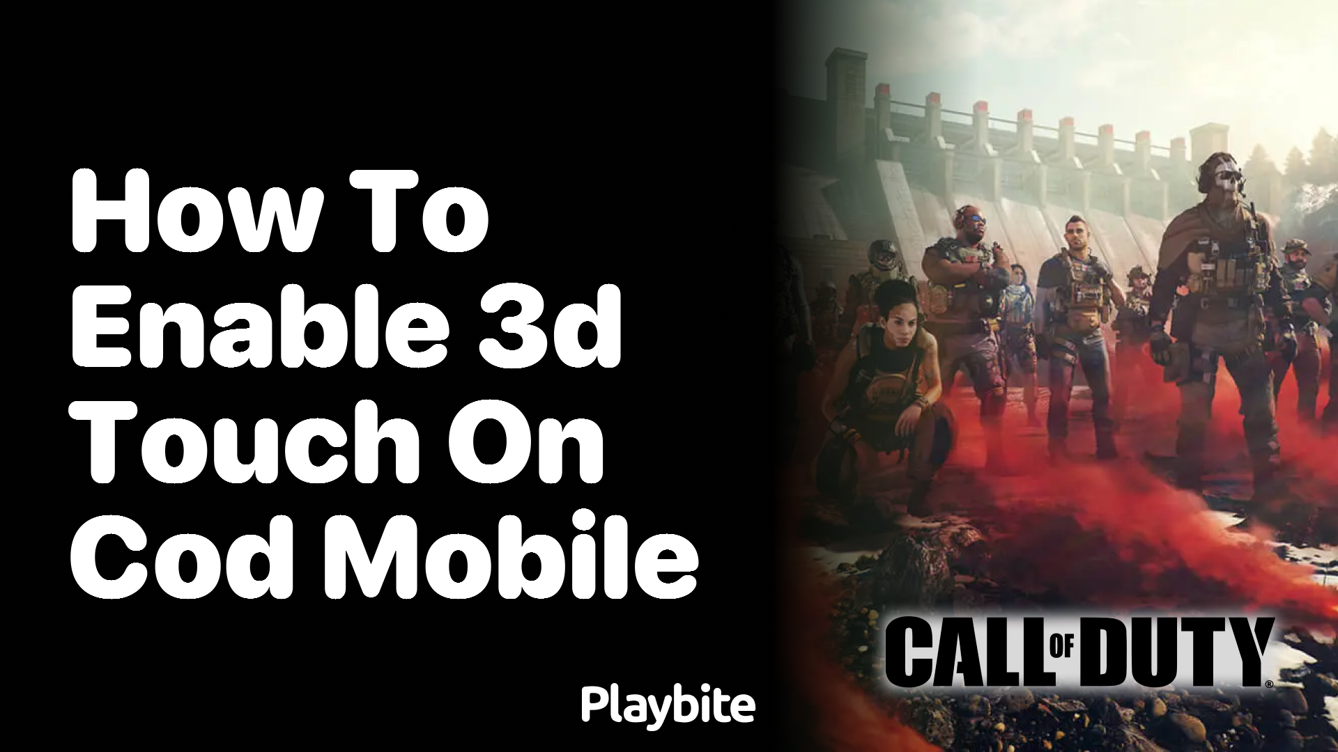 How to Enable 3D Touch on COD Mobile