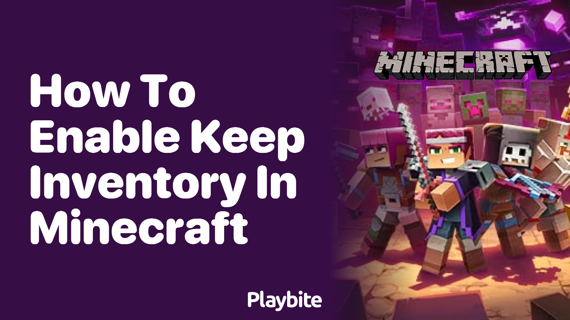 How to Enable Keep Inventory in Minecraft: A Quick Guide