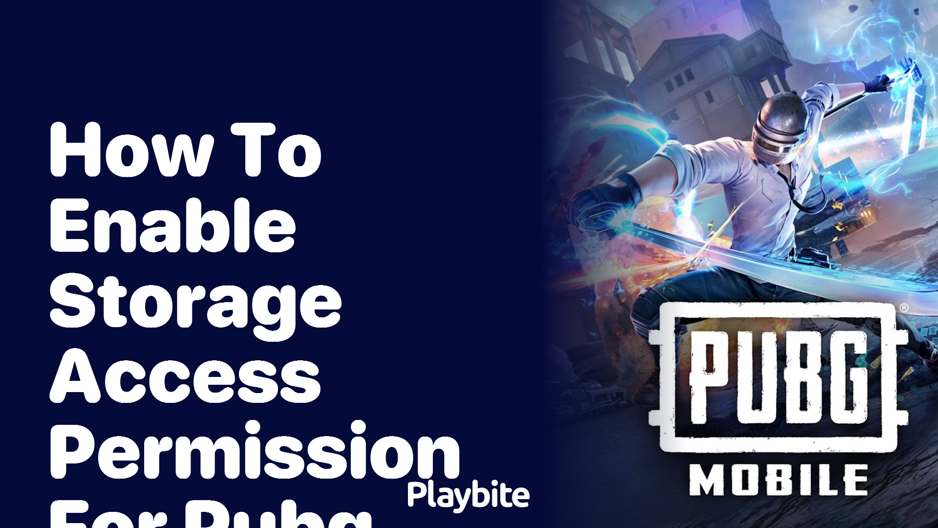 How to Enable Storage Access Permission for PUBG Mobile