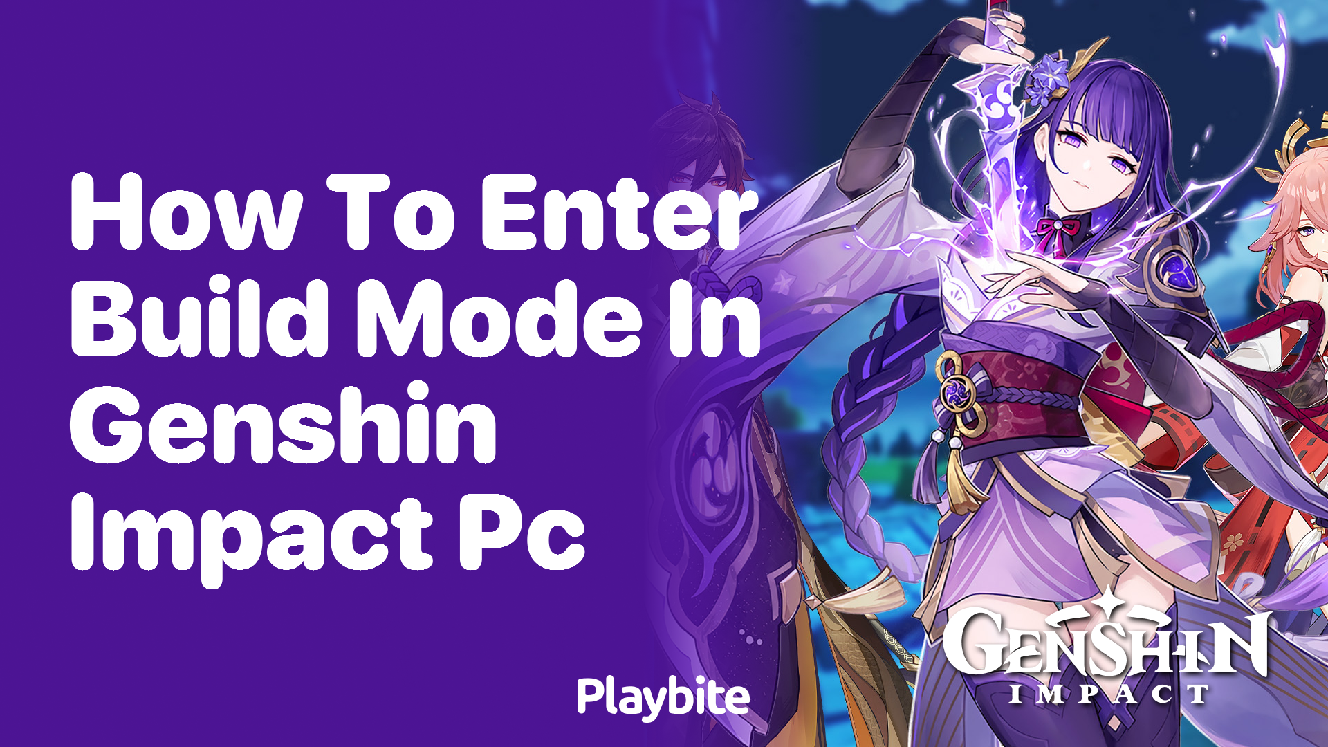 How to Enter Build Mode in Genshin Impact on PC