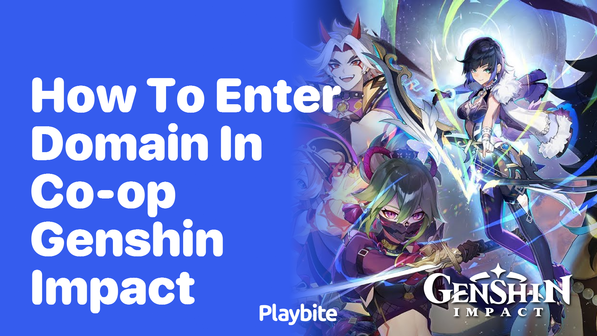How to Enter Domain in Co-Op in Genshin Impact