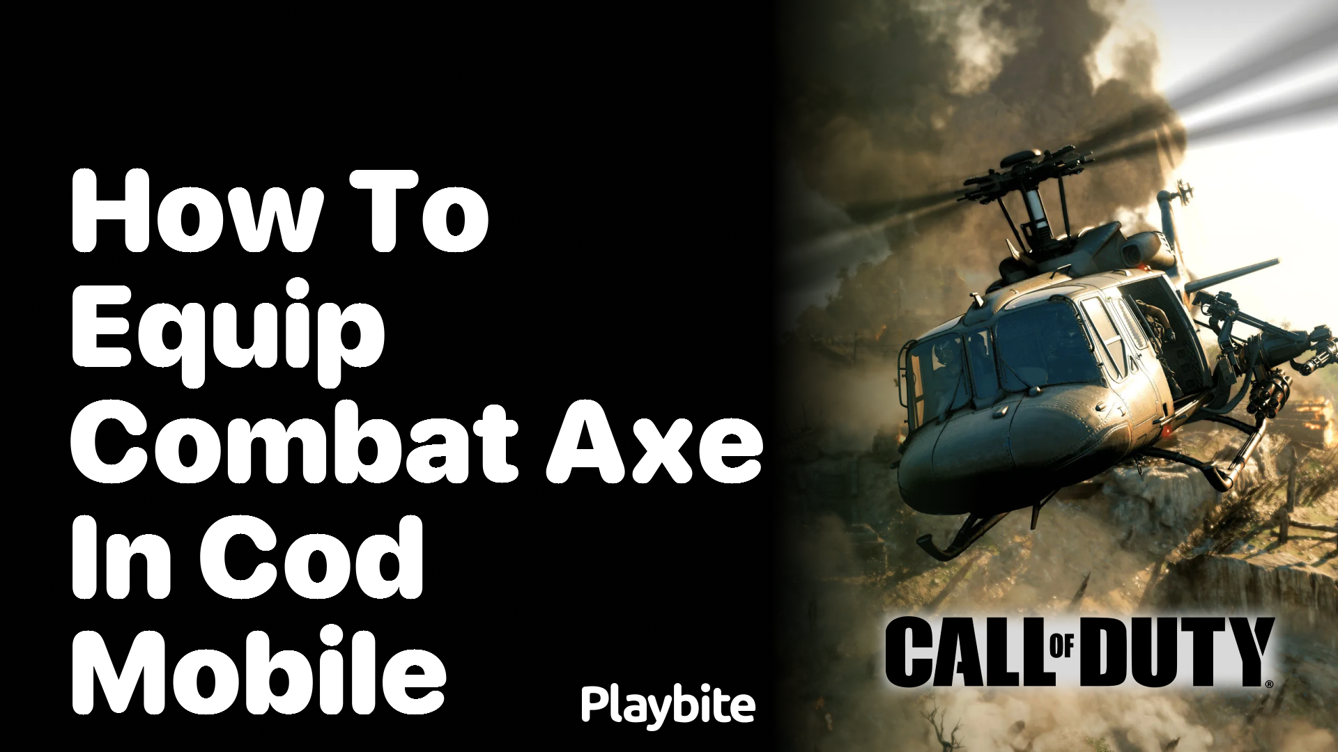 How to Equip the Combat Axe in CoD Mobile