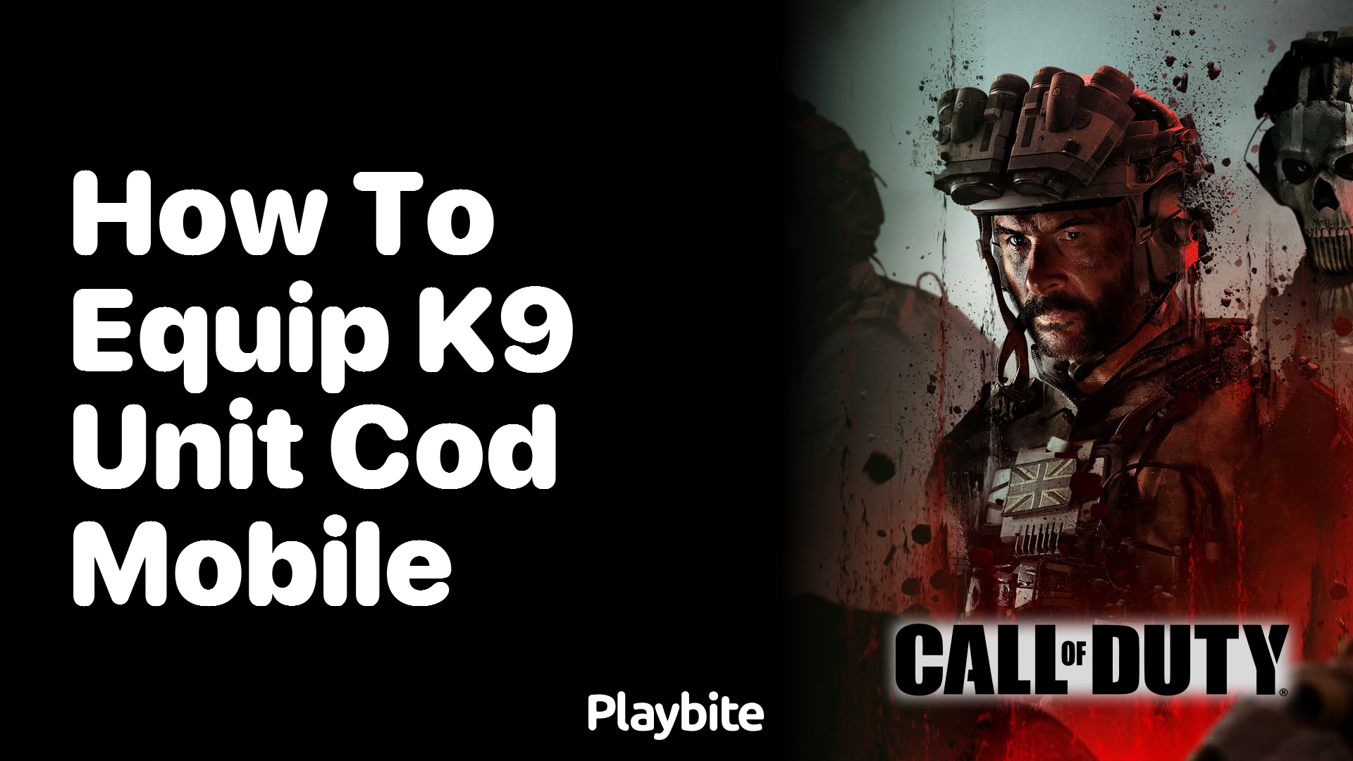 How to Equip the K9 Unit in COD Mobile
