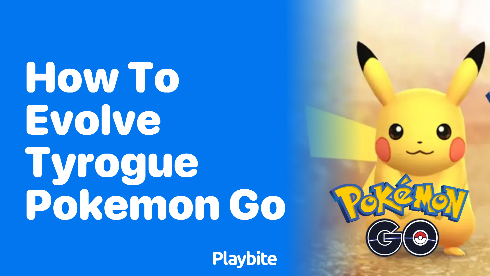 How to Evolve Tyrogue in Pokemon GO