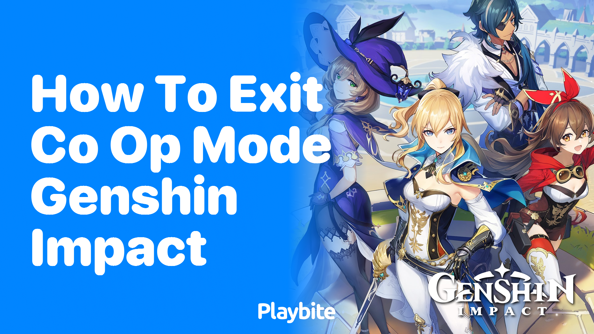 How to Exit Co-op Mode in Genshin Impact