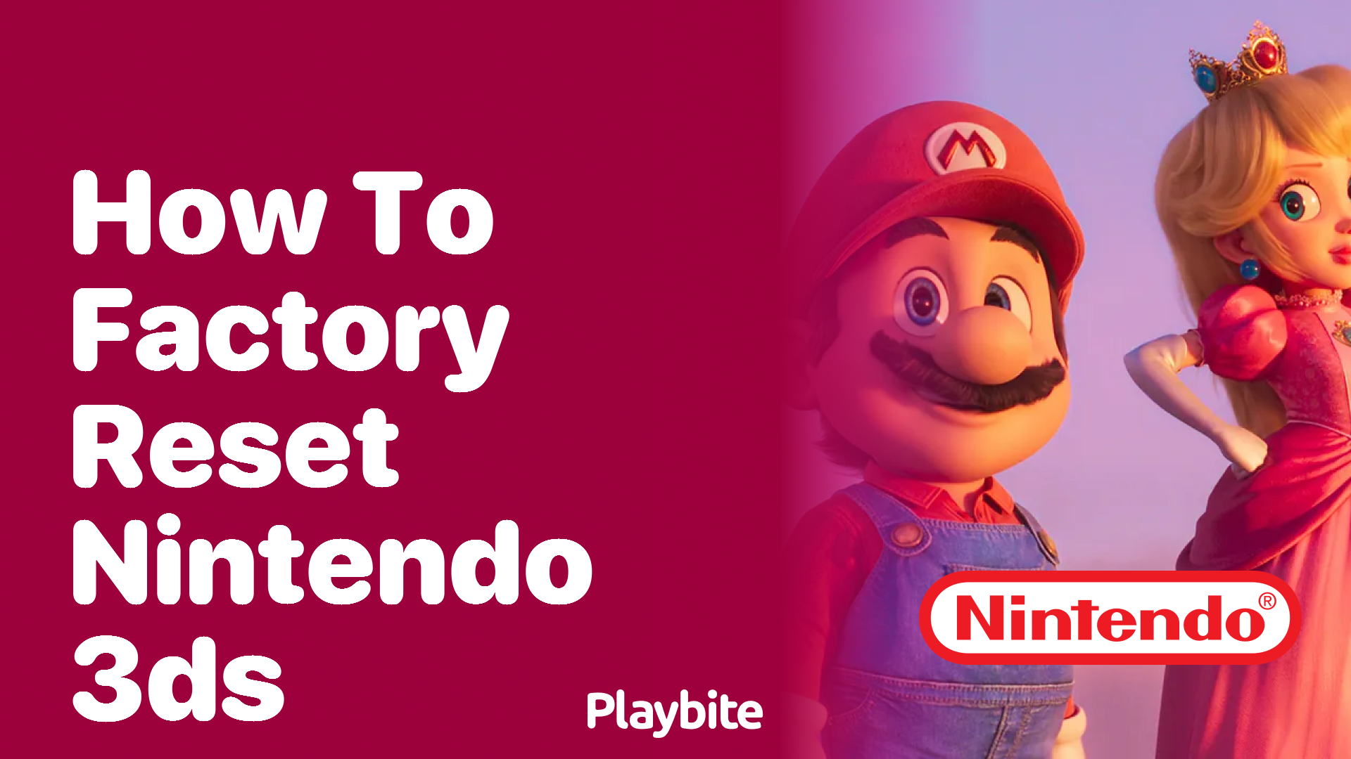 How to Factory Reset Your Nintendo 3DS