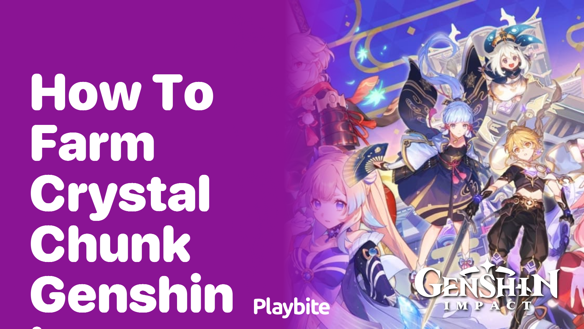 How to Farm Crystal Chunk in Genshin Impact