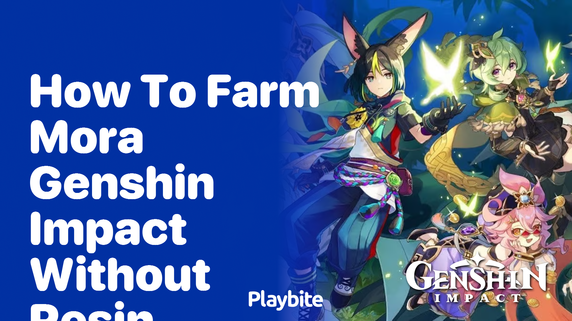 How to Farm Mora in Genshin Impact without Using Resin