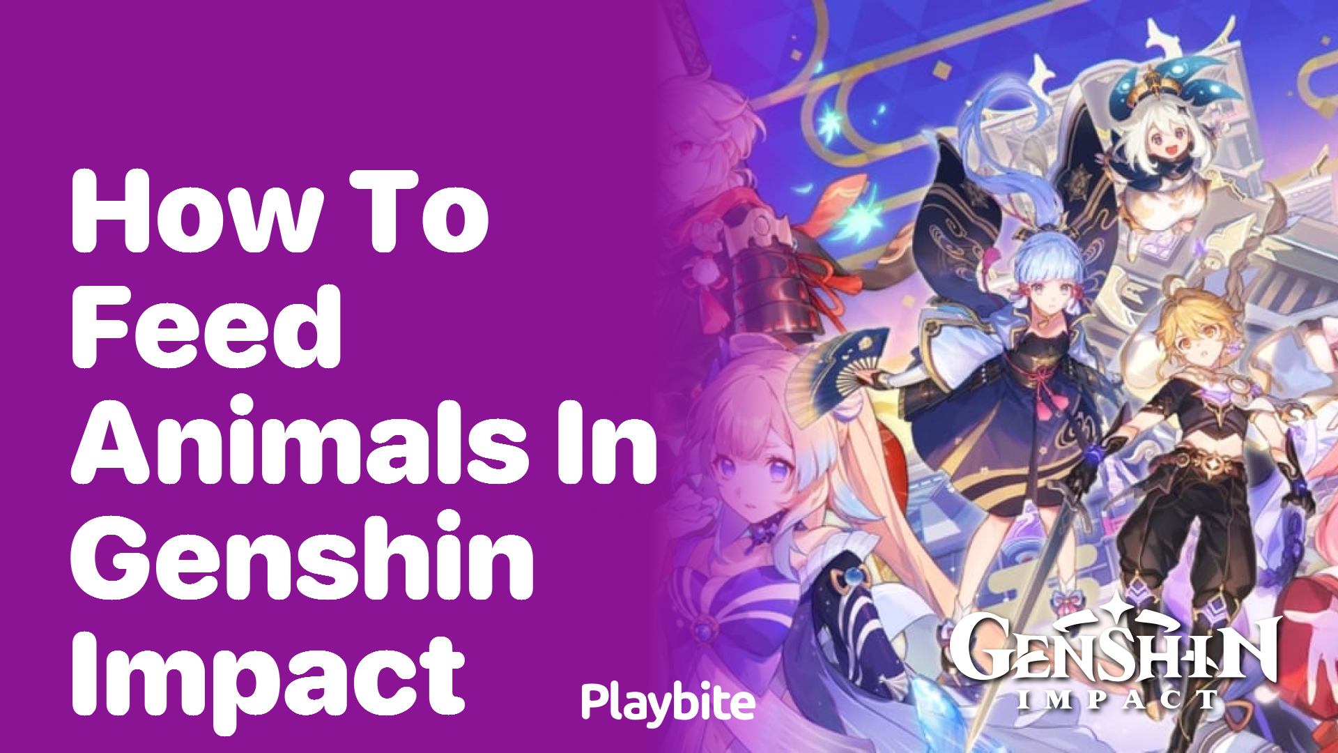 How to Feed Animals in Genshin Impact