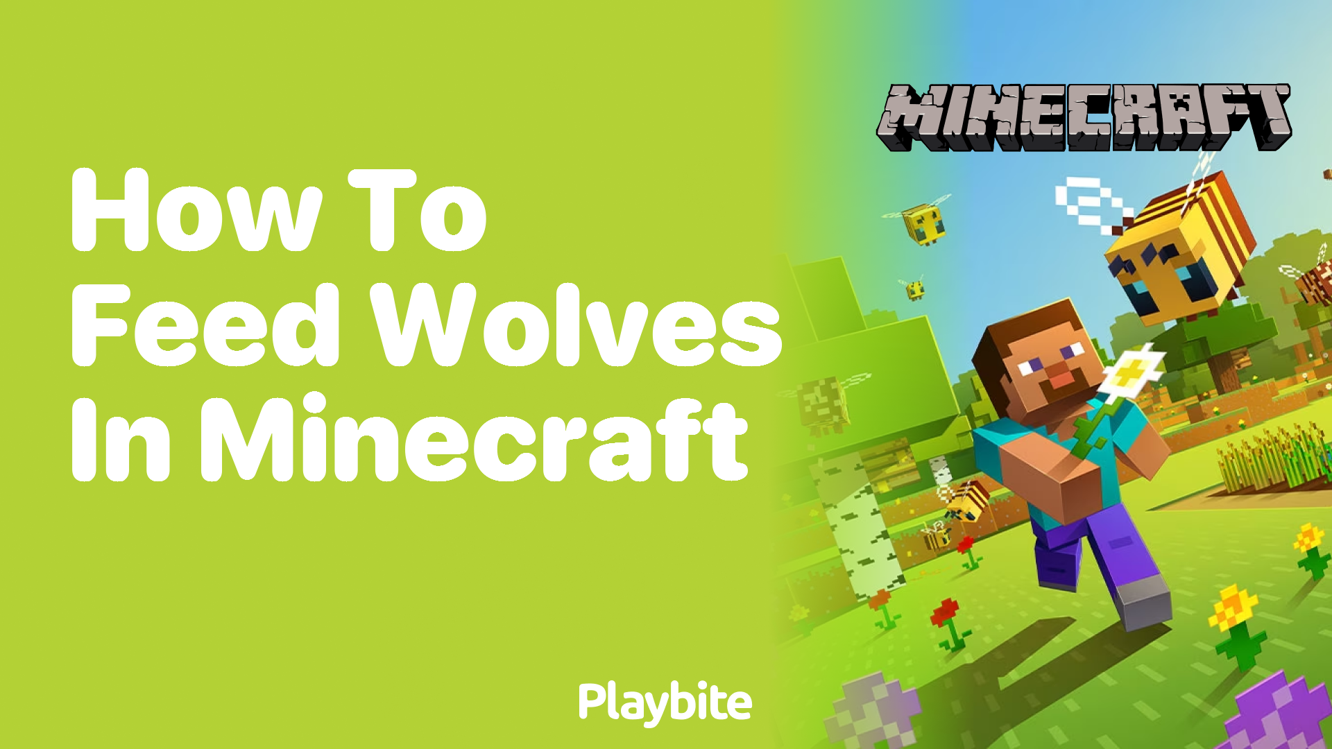 How to Feed Wolves in Minecraft
