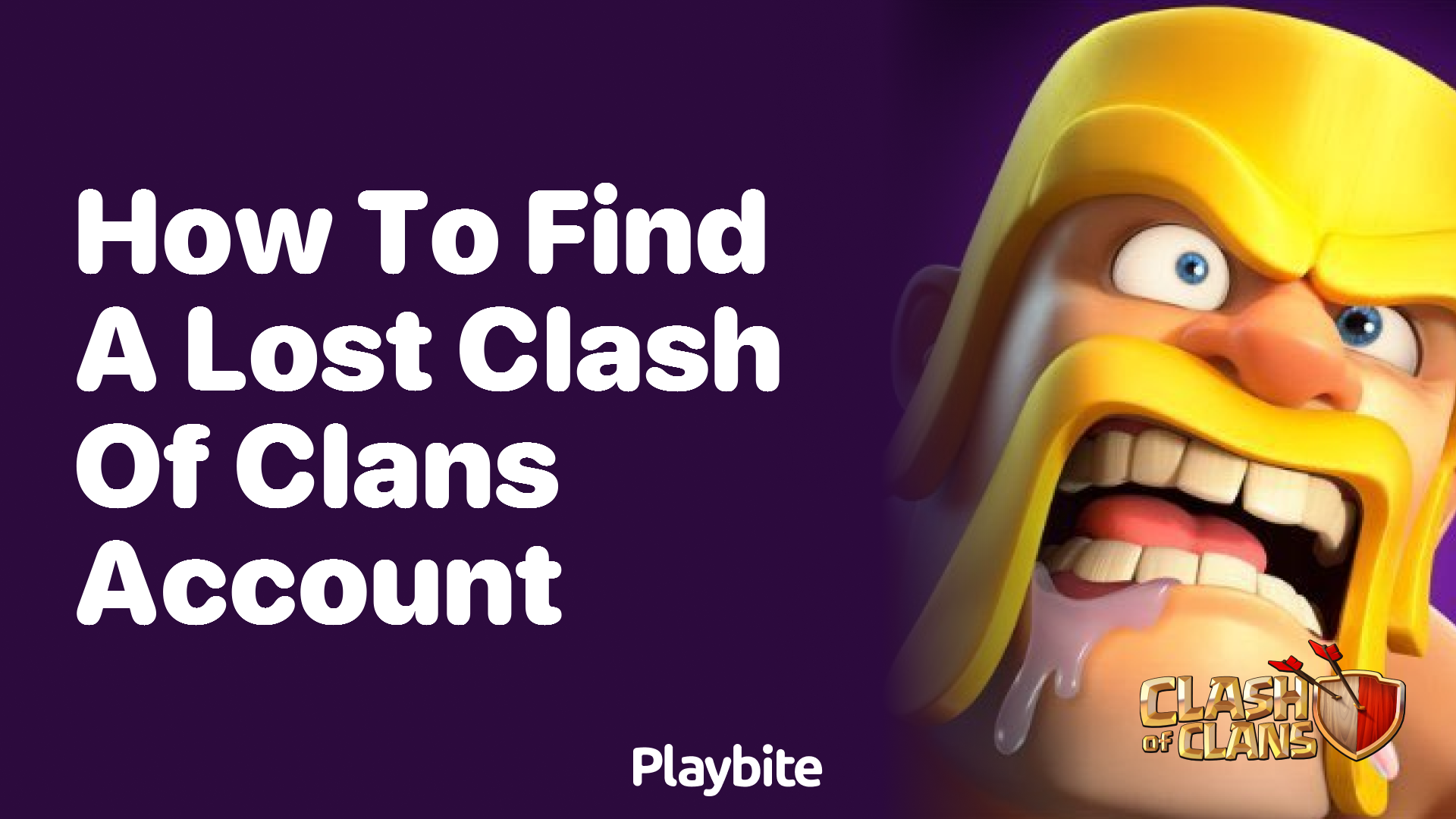 How to Find a Lost Clash of Clans Account