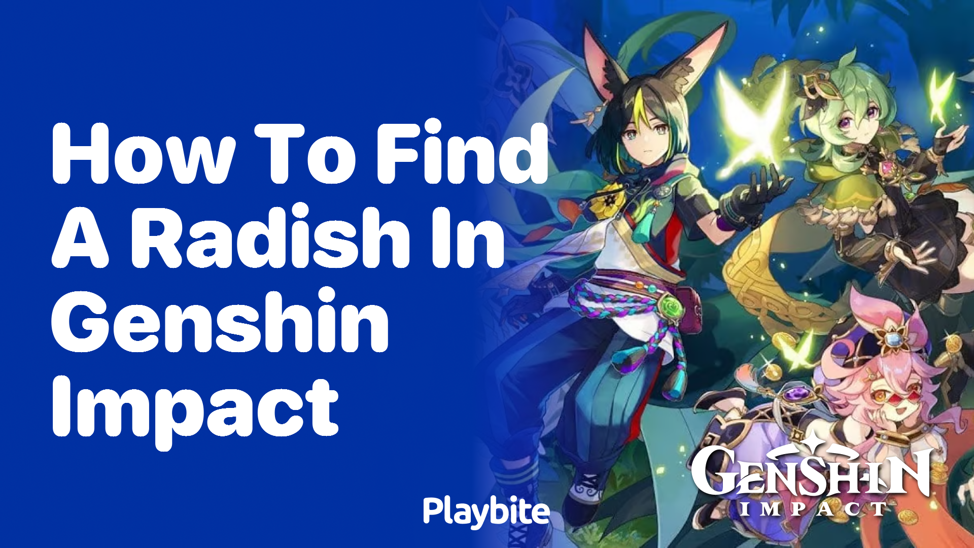 How to Find a Radish in Genshin Impact