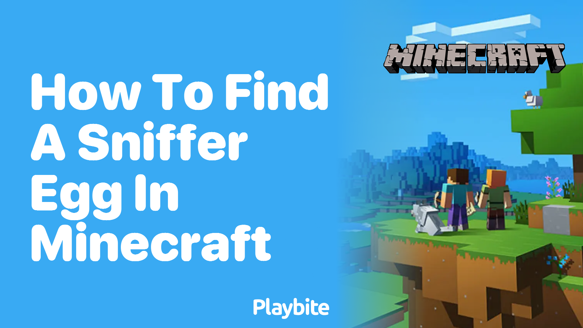 How to Find a Sniffer Egg in Minecraft