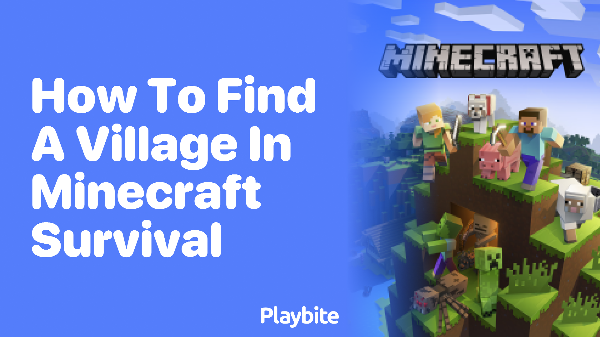 How to Find a Village in Minecraft Survival?