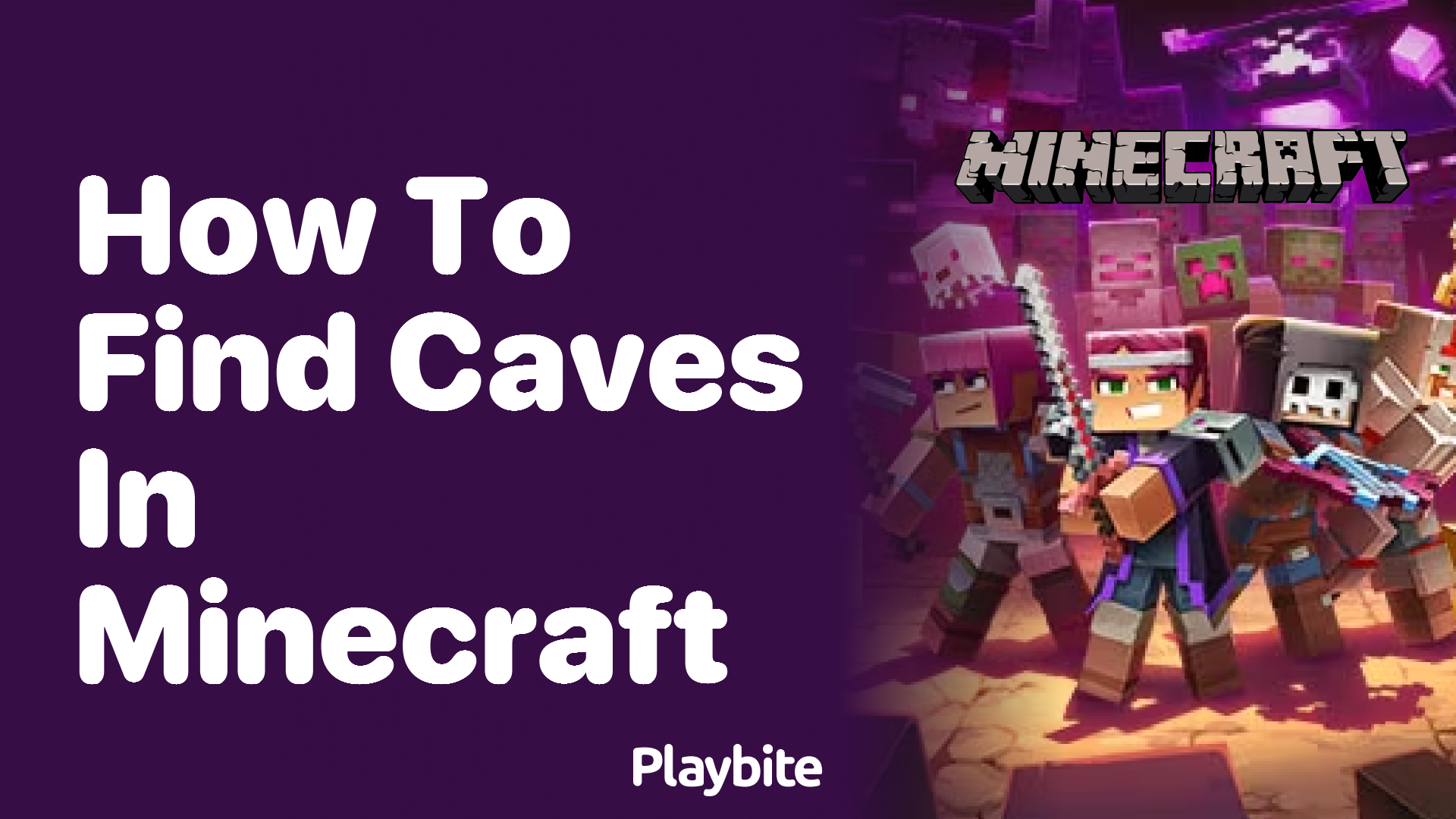 How to Find Caves in Minecraft
