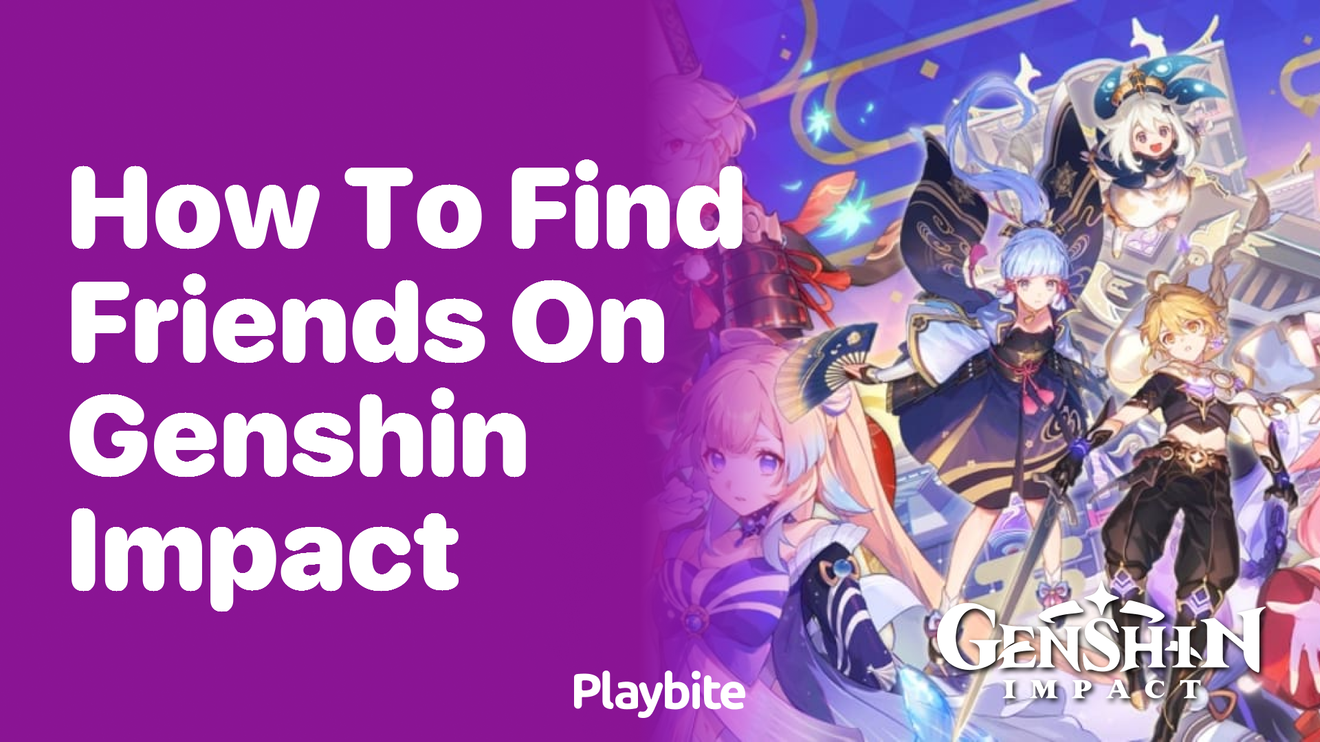 How to Find Friends on Genshin Impact