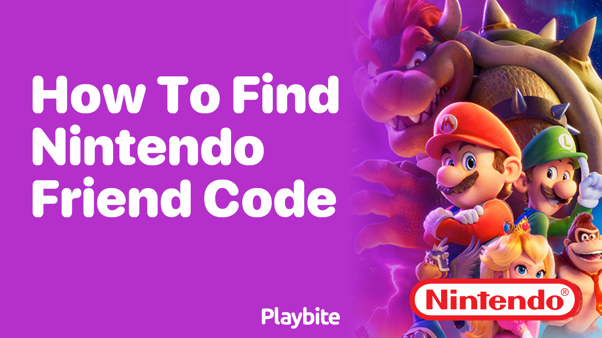 How to Find Your Nintendo Friend Code