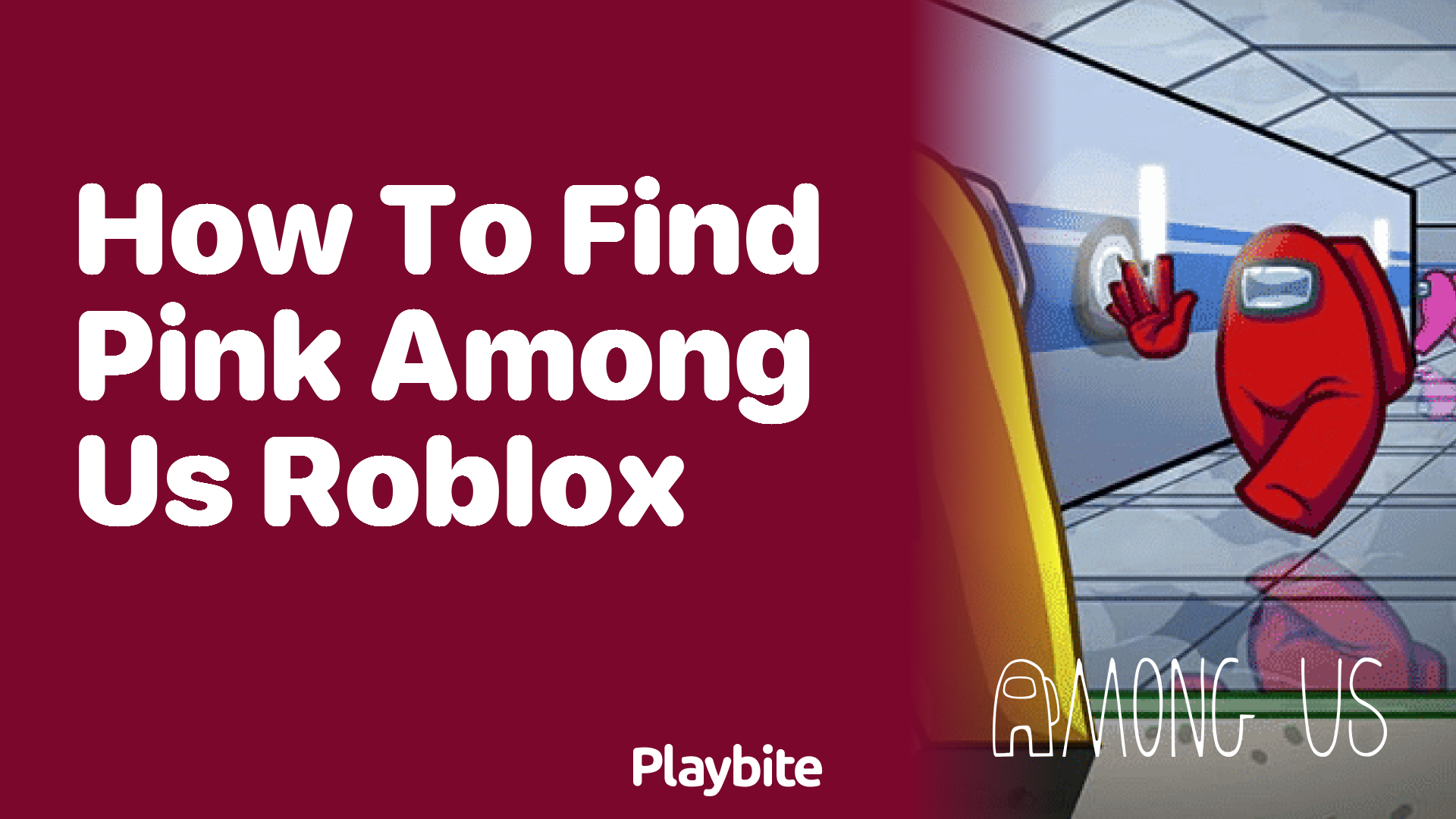 How to Find Pink Among Us Roblox