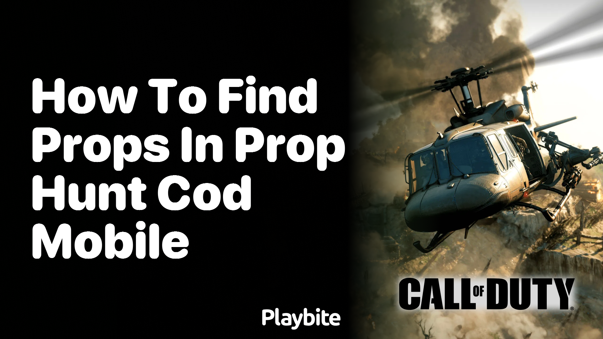 How to Find Props in Prop Hunt COD Mobile