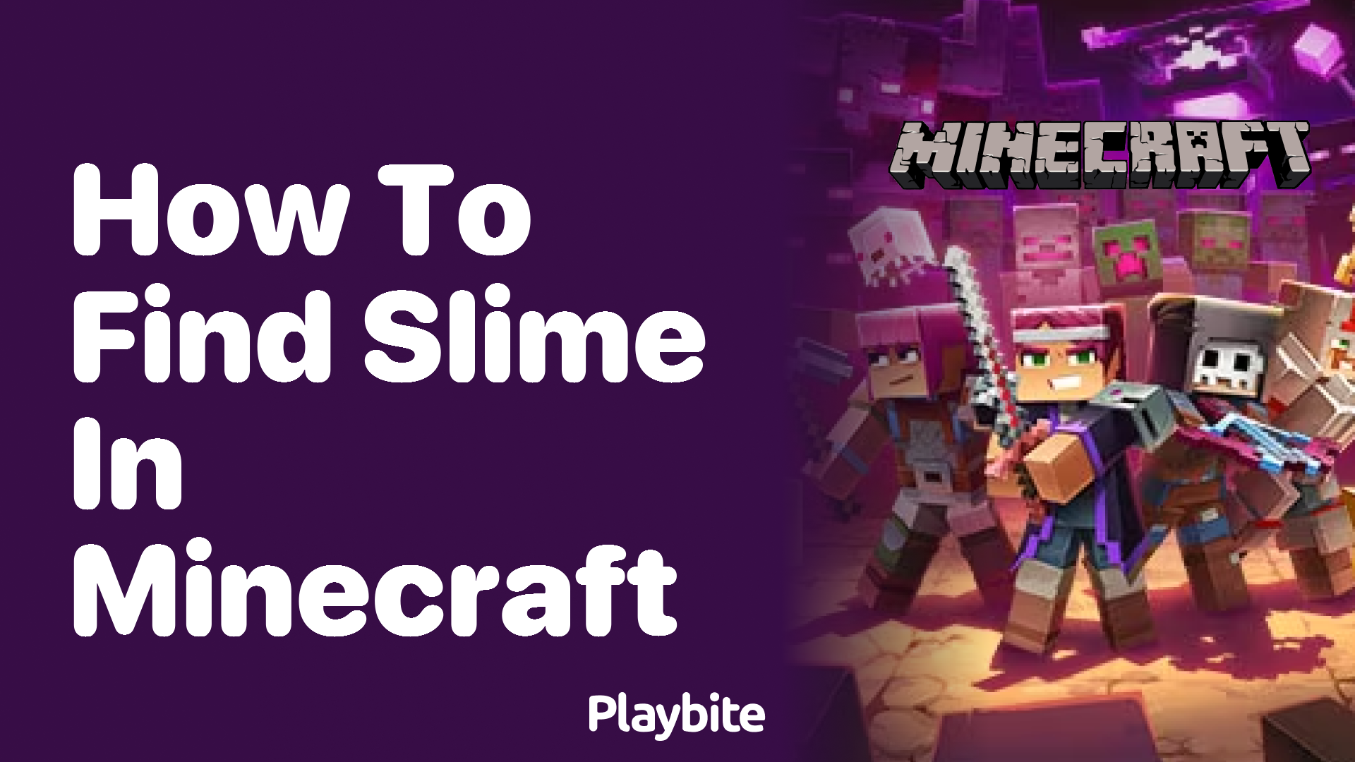 How to Find Slime in Minecraft