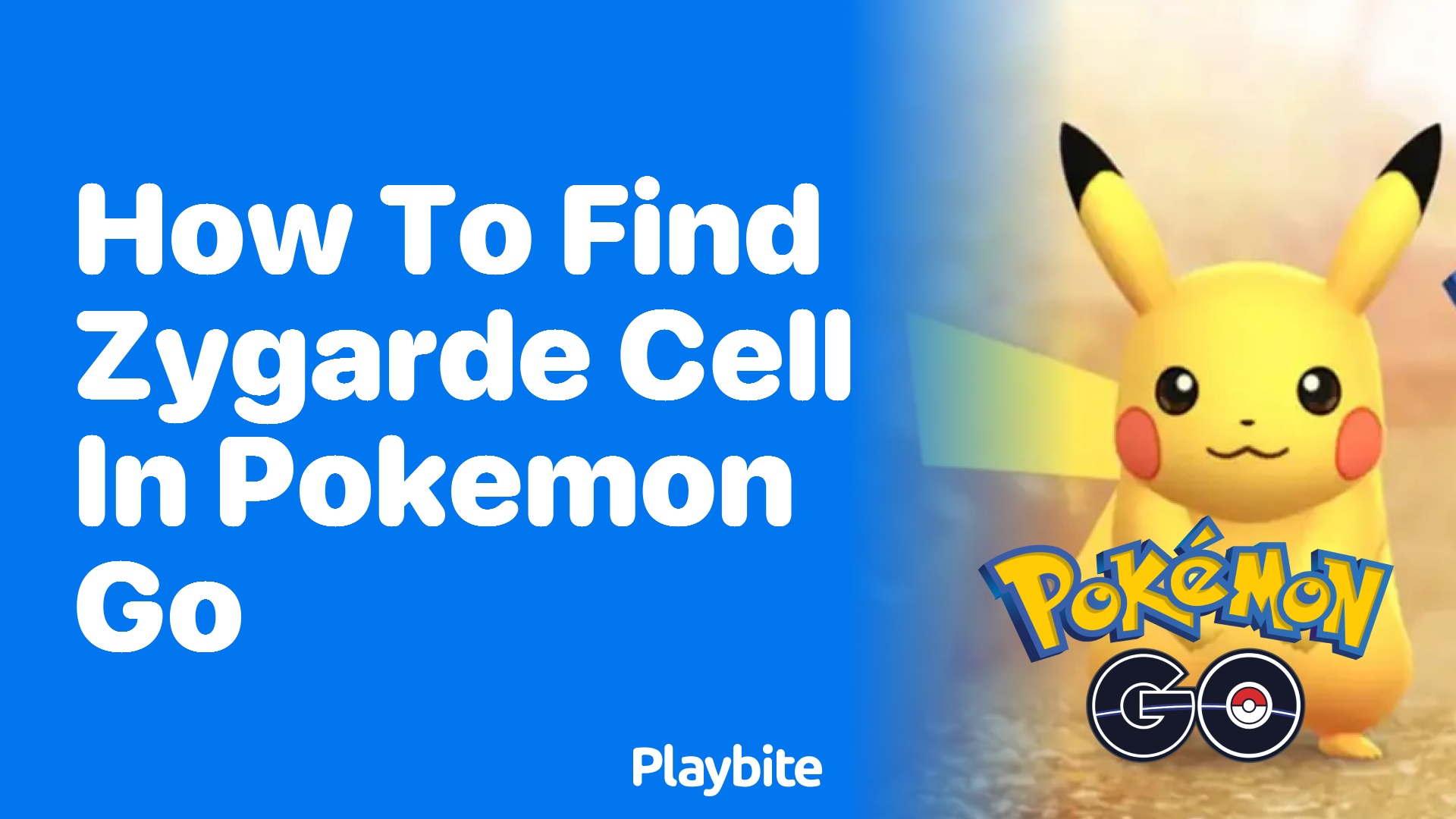 How to Find Zygarde Cell in Pokemon GO