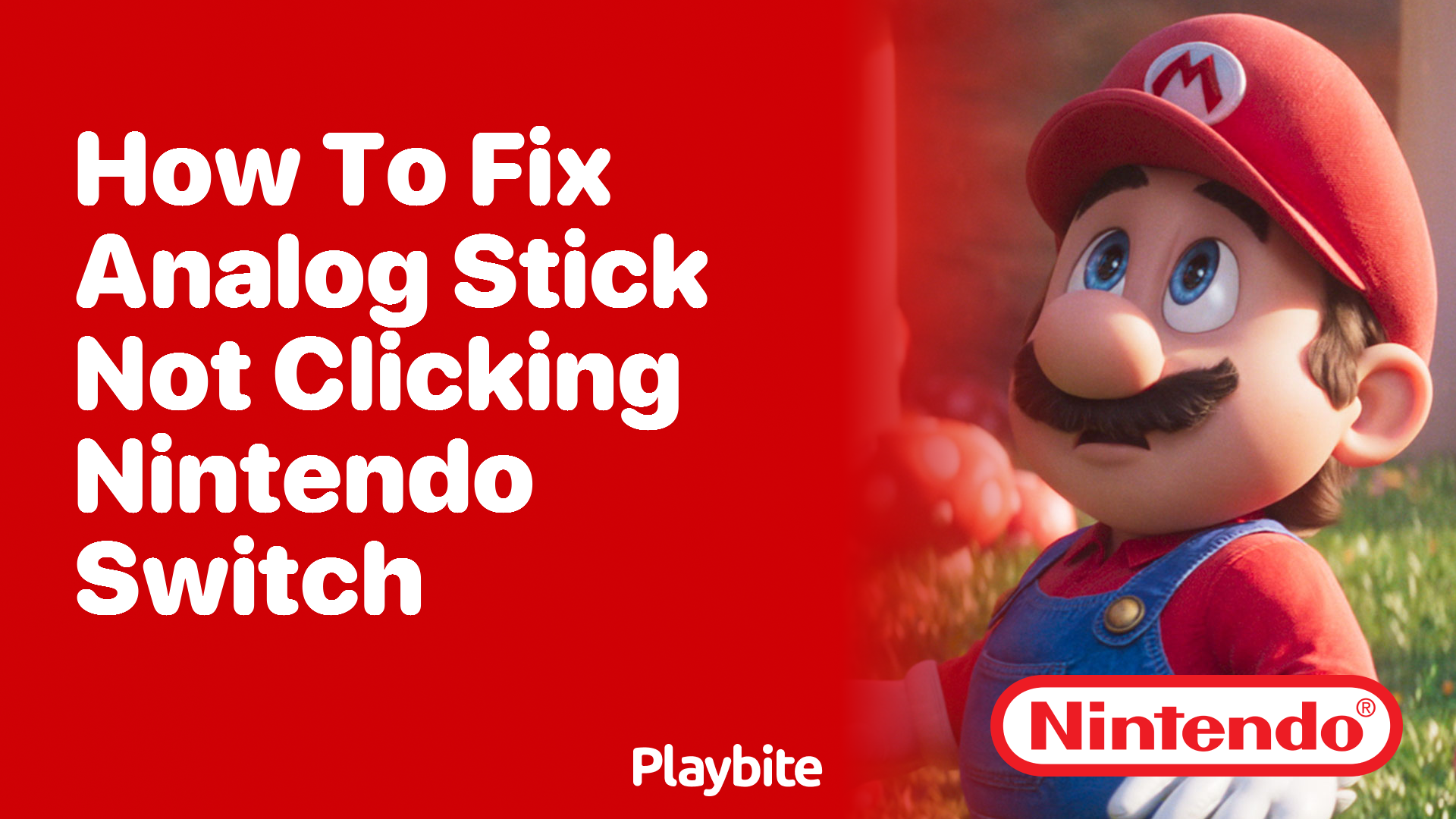How to Fix an Analog Stick That’s Not Clicking on Your Nintendo Switch