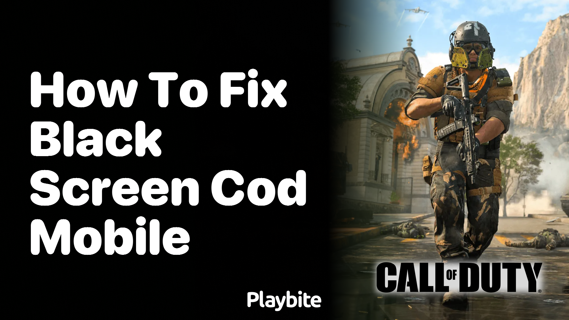 How to Fix Black Screen in COD Mobile