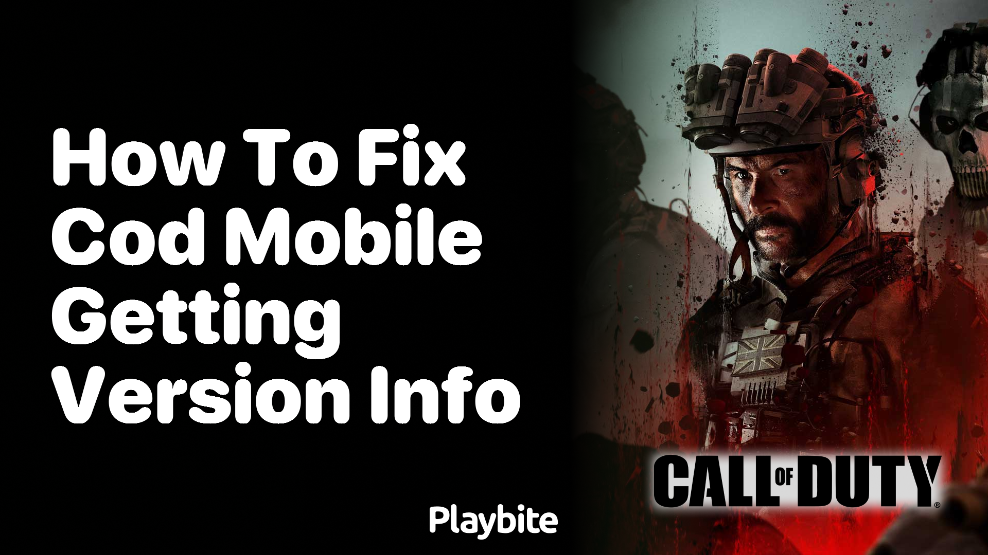 How to Fix COD Mobile Getting Version Info Error