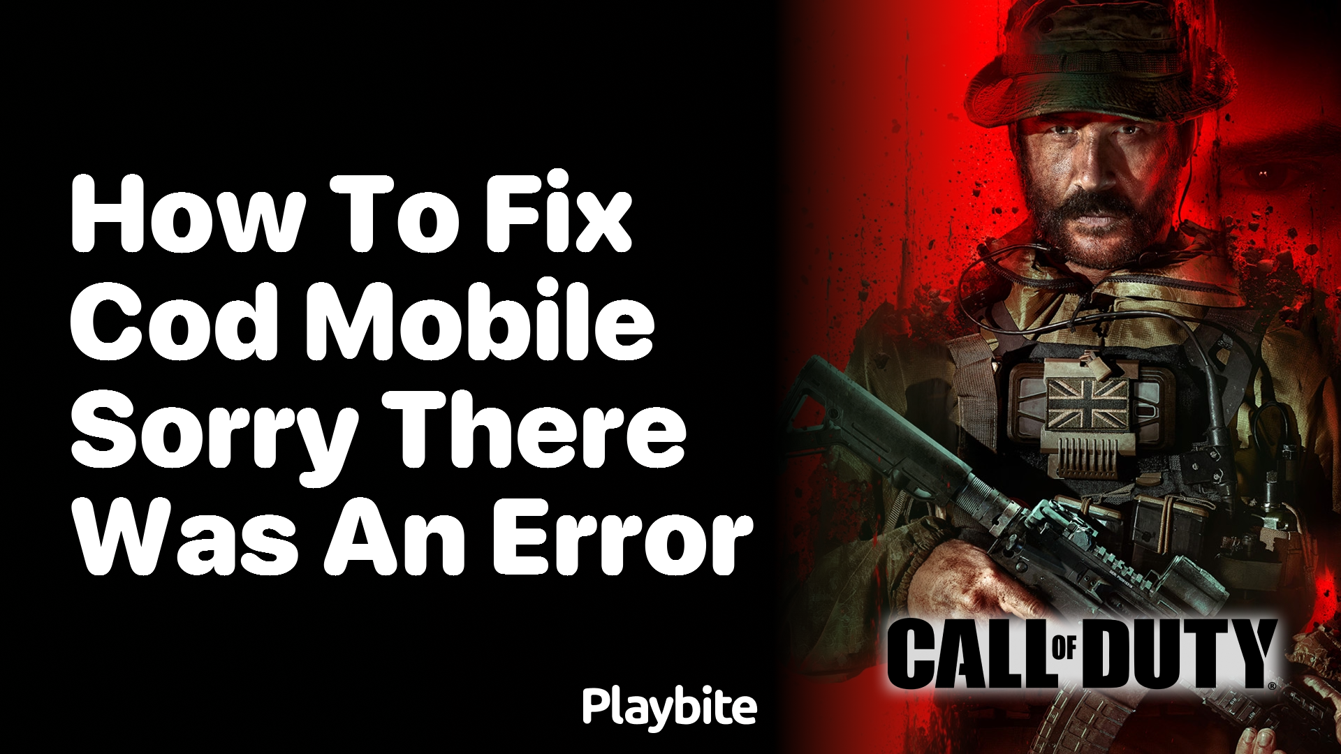 How to Fix the ‘Sorry There Was an Error’ Message in COD Mobile