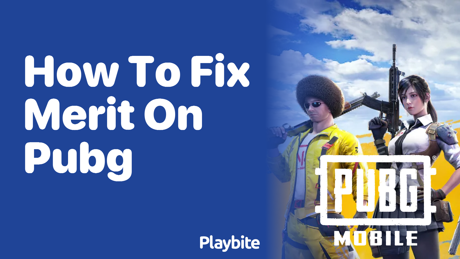 How to Fix Merit on PUBG Mobile: A Simple Guide