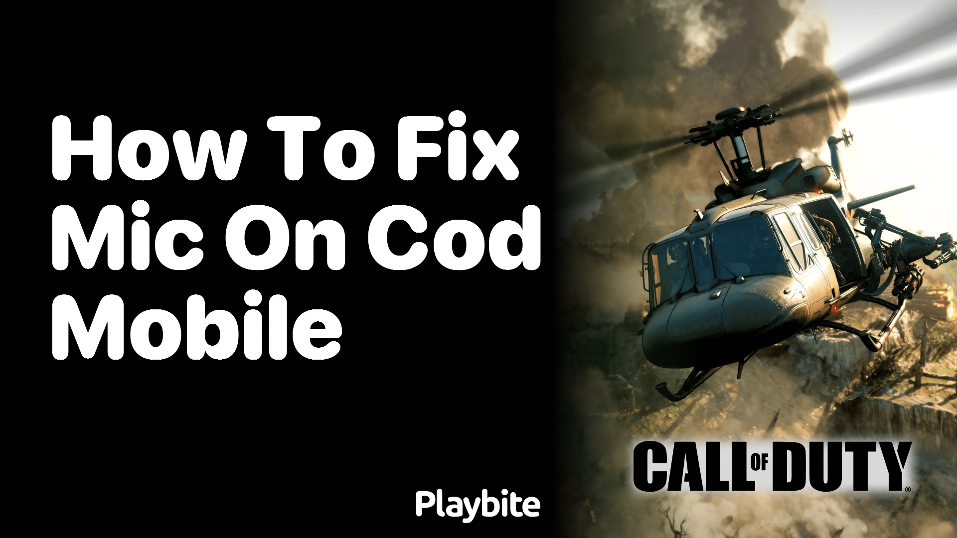 How to Fix Your Mic on COD Mobile