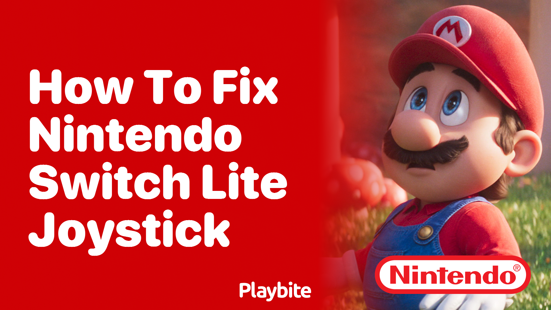 How to Fix a Nintendo Switch Lite Joystick Playbite
