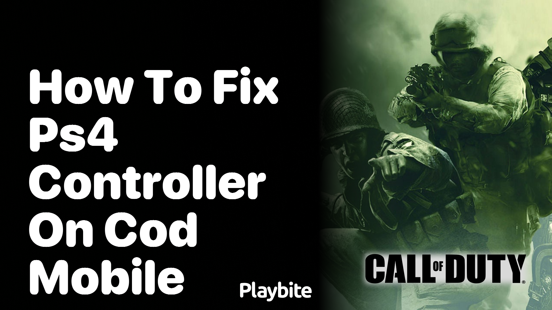How to Fix PS4 Controller Issues on Call of Duty Mobile