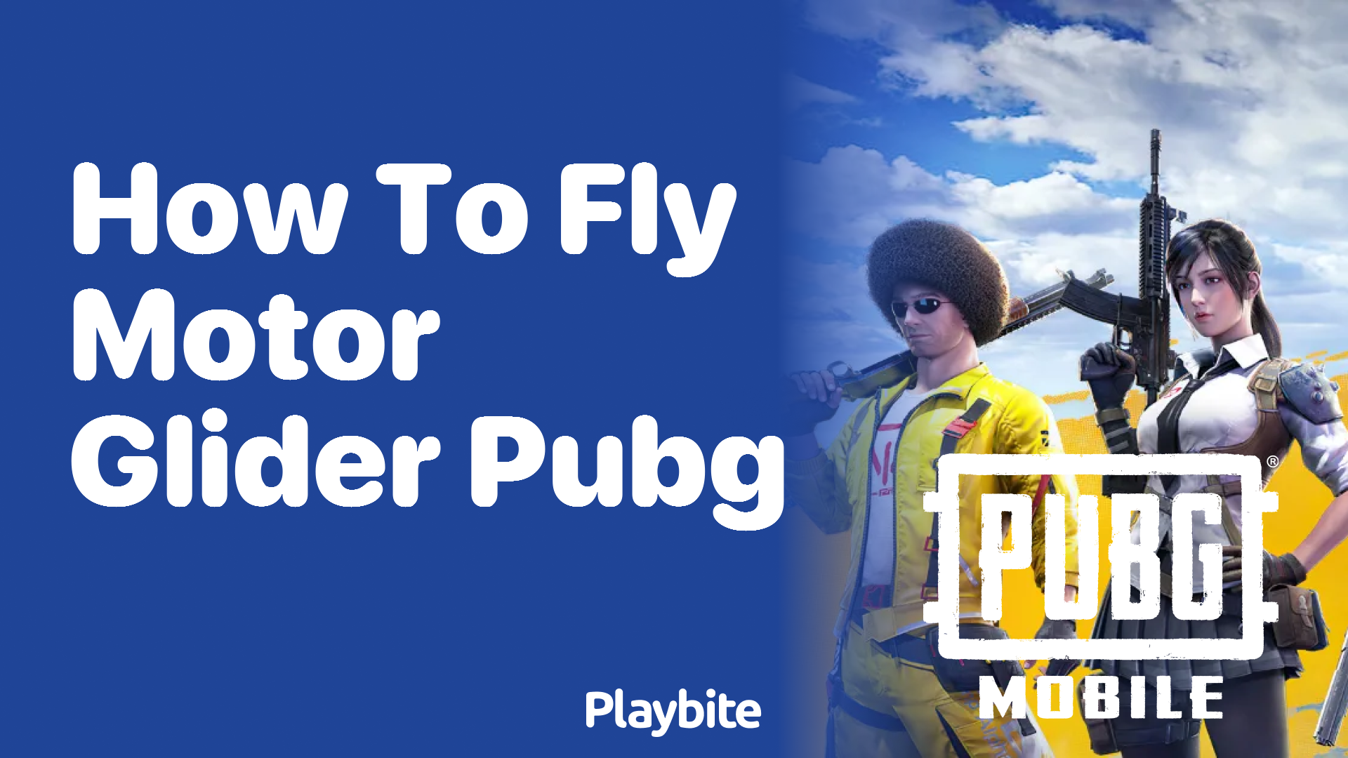 How to Fly a Motor Glider in PUBG Mobile