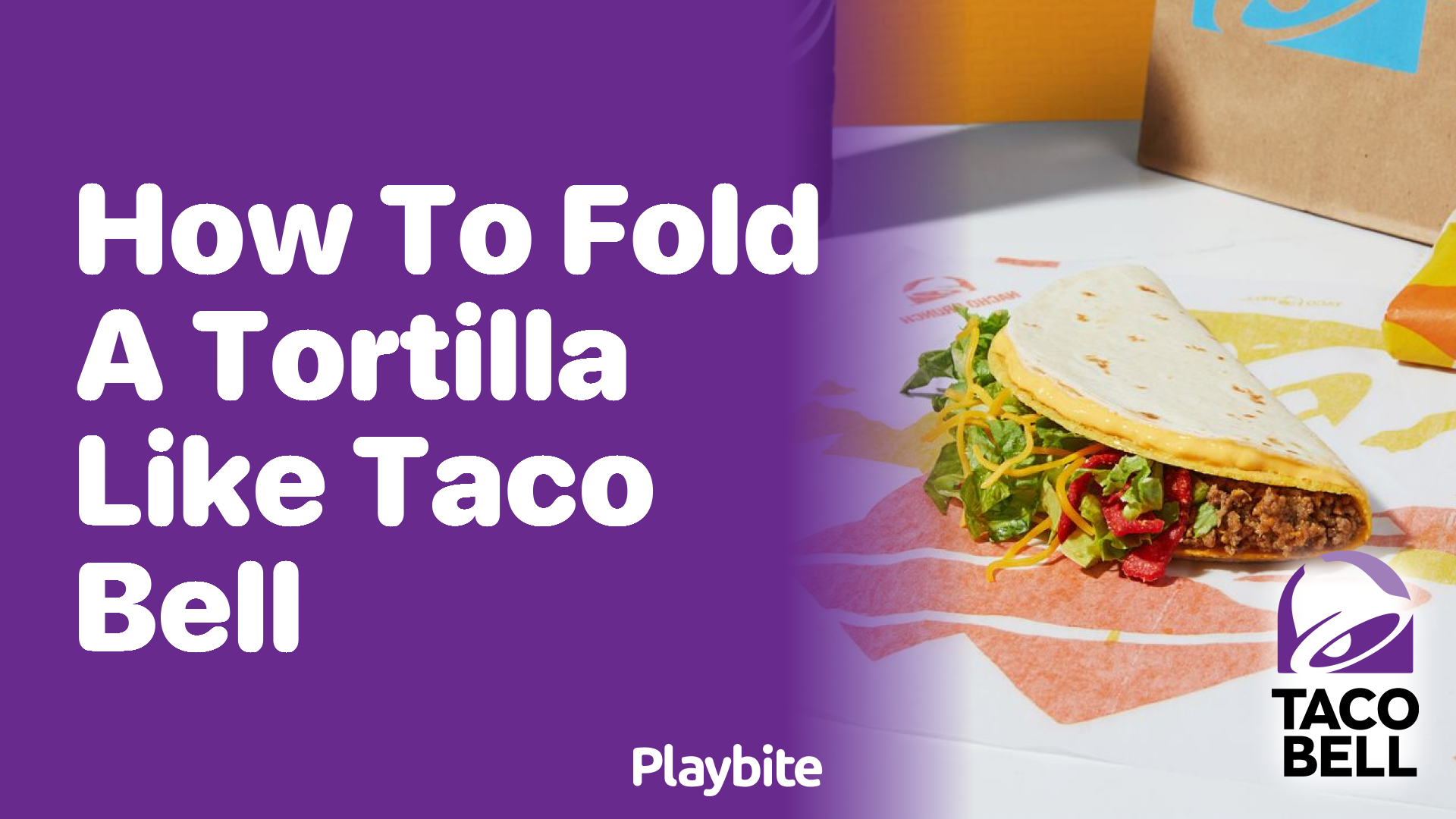 How to Fold a Tortilla Like Taco Bell