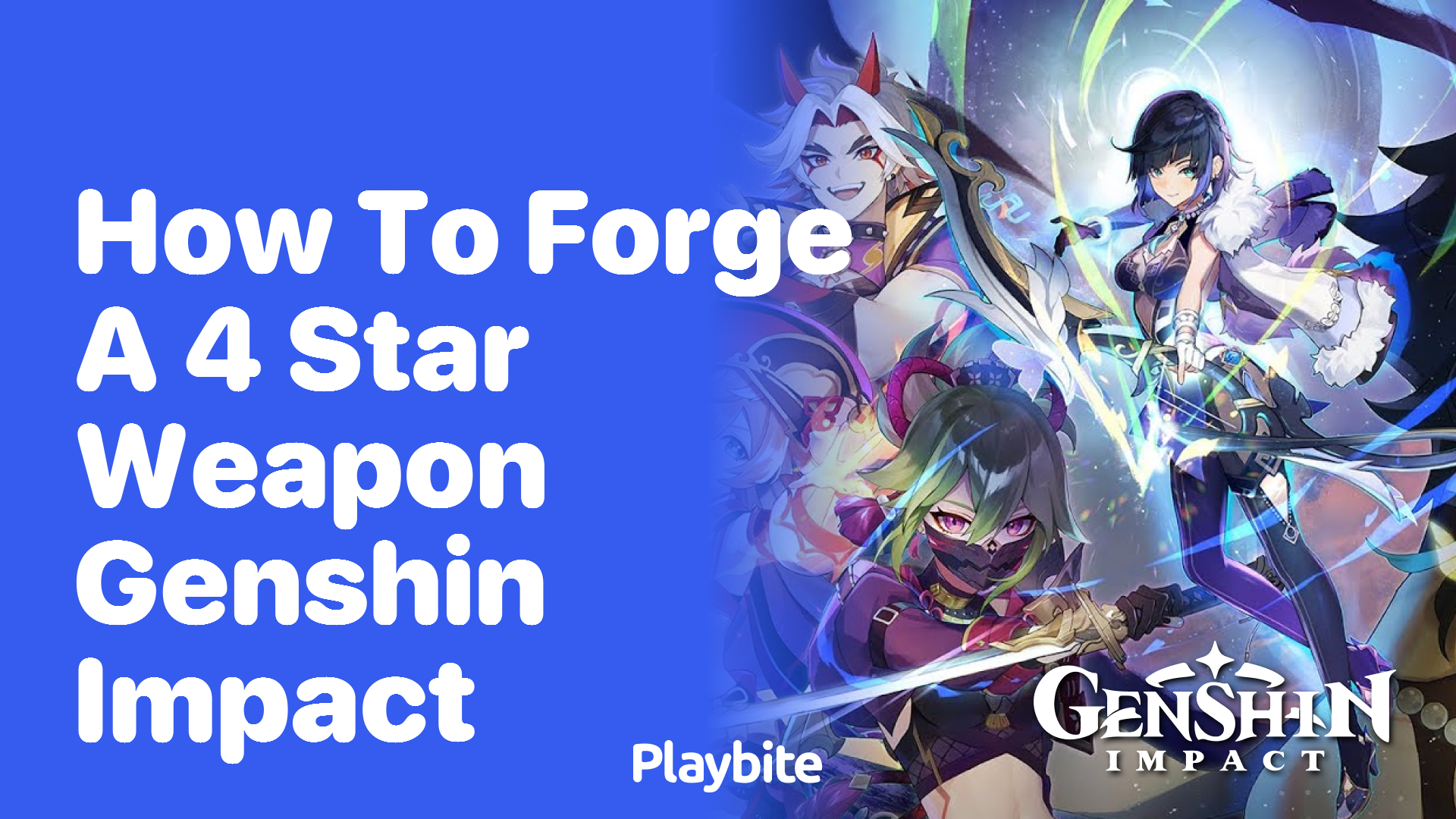 How to Forge a 4-Star Weapon in Genshin Impact