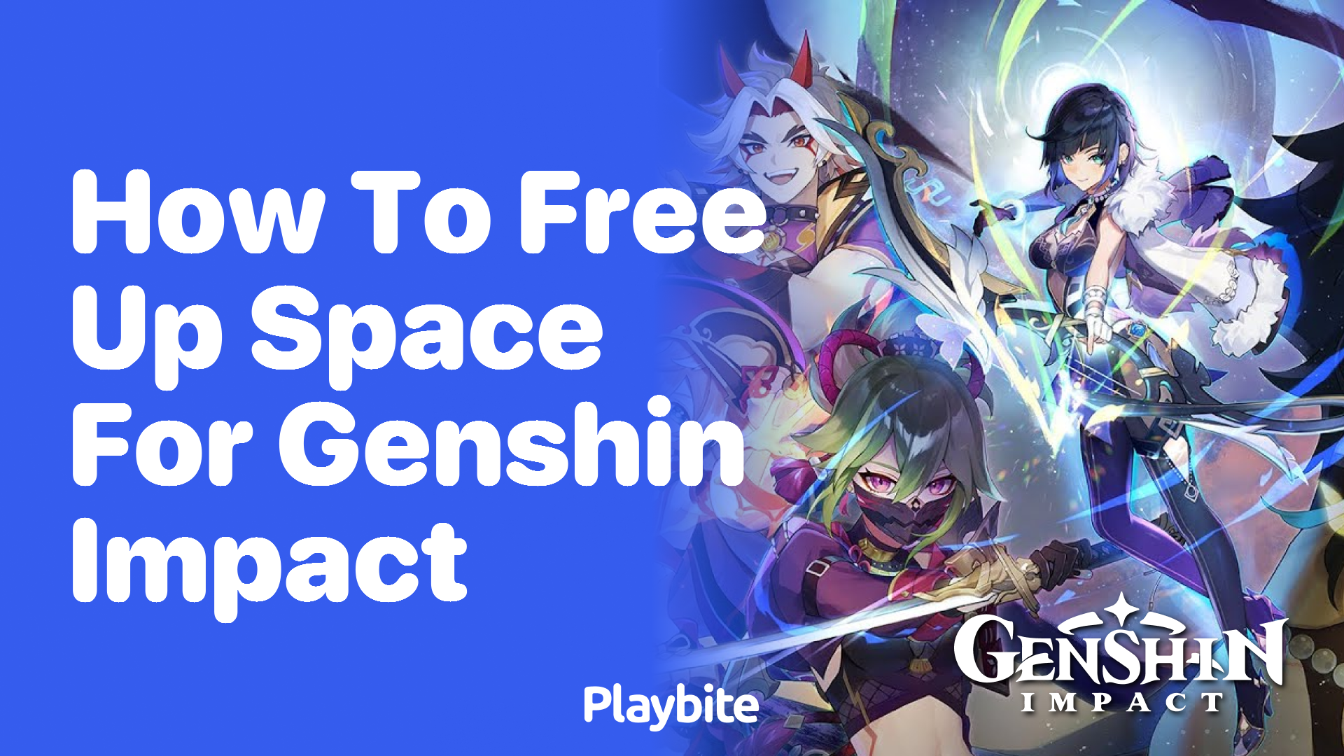 How to Free Up Space for Genshin Impact