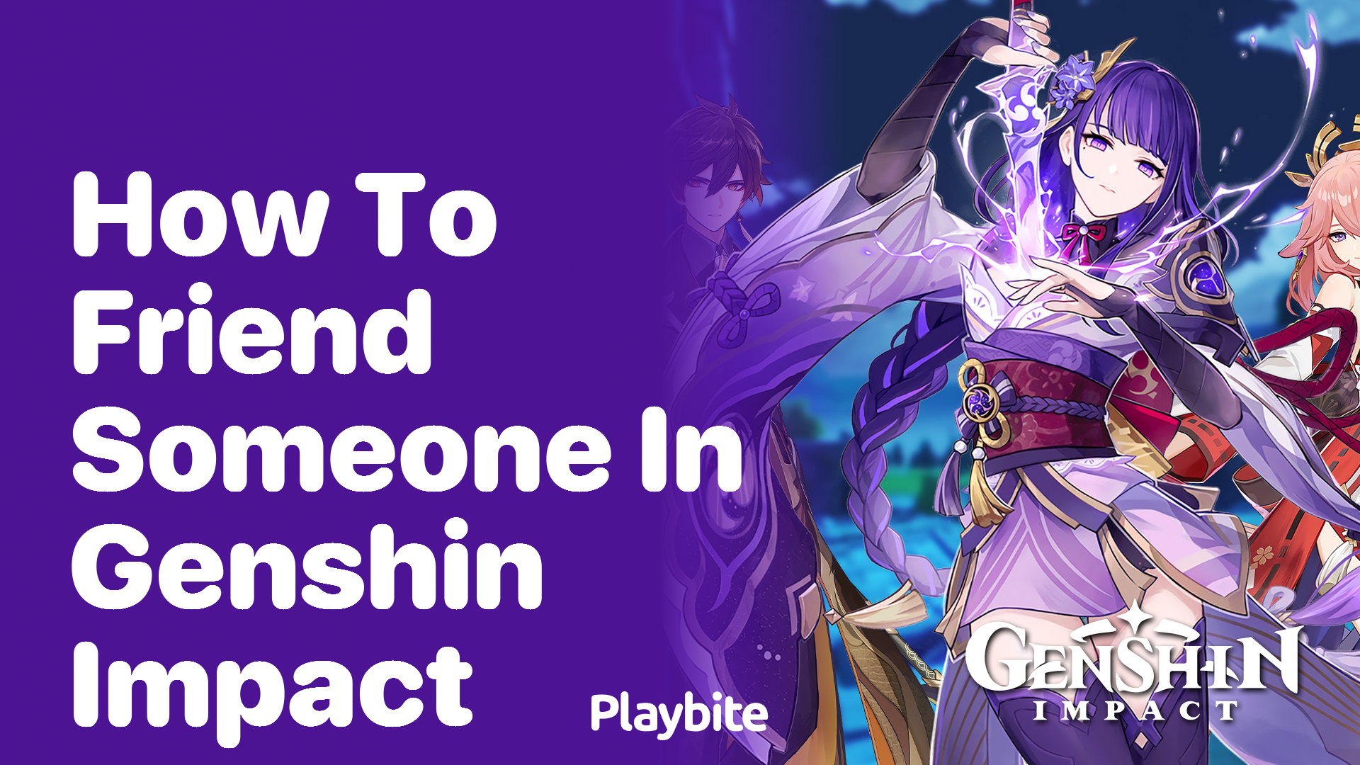 How to Friend Someone in Genshin Impact