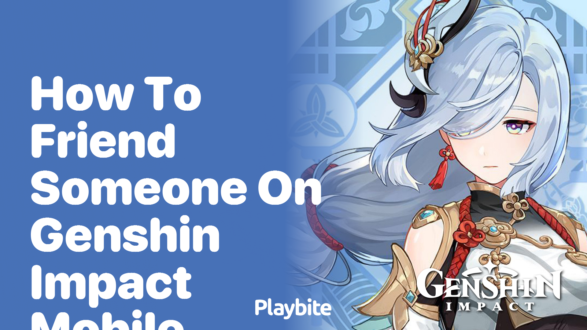 How to Friend Someone on Genshin Impact Mobile